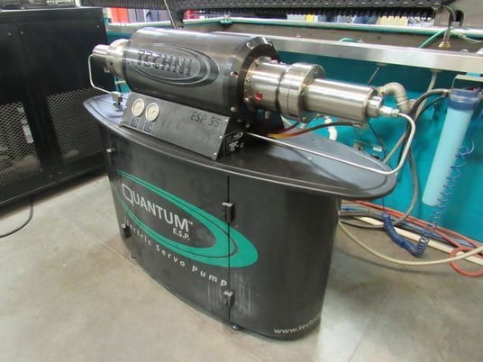 Techni #TJ300-X2, CNC waterjet, 5' 3" x 10' 6" table, 5' x 10' cutting envelope, 55000 psi, 50 HP, 2010 - Image 5