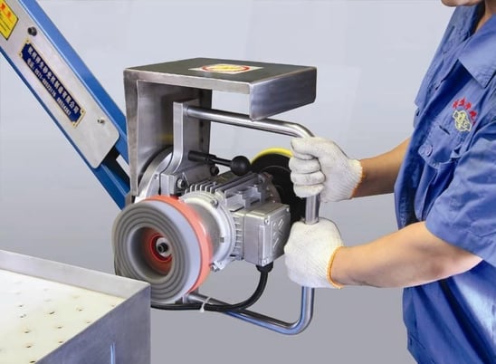 SMC #SD-H, manual deburring machine, 330x300mm area, 1000x800mm work table, NEW - Image 4