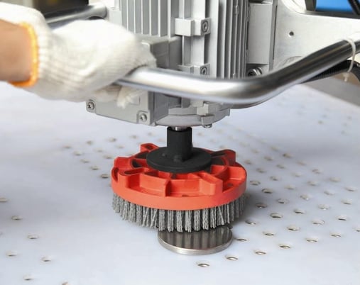 SMC #SD-H, manual deburring machine, 330x300mm area, 1000x800mm work table, NEW - Image 5