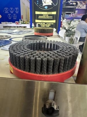 SMC #SD-H, manual deburring machine, 330x300mm area, 1000x800mm work table, NEW - Image 9