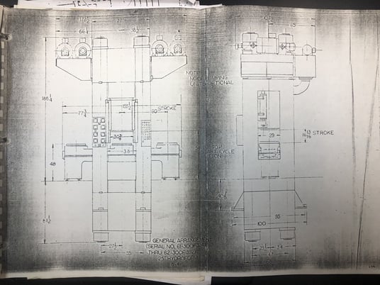 2750 Ton, Cincinnati #25-10-12, hydroform press, 16" stroke, 29.75" DL, 1963 - Image 7