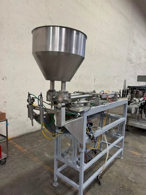 Simplex dual head piston filler, Stainless Steel contact parts - Image 1