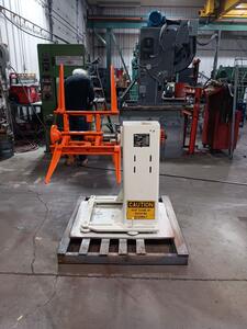 1500 lb. CWP #2R, uncoiler, 18" width, 48" outside dimensions, 11.5"-17.5" ID, spring loaded brake - Image 2