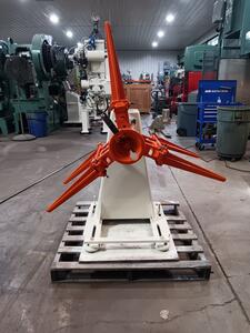 1500 lb. CWP #2R, uncoiler, 18" width, 48" outside dimensions, 11.5"-17.5" ID, spring loaded brake - Image 3