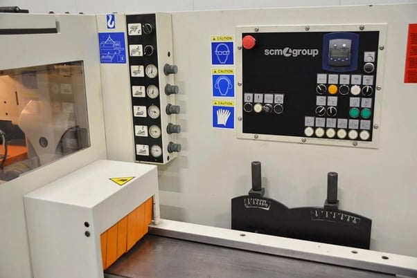 SCM #Superset-NT, feed through moulder, 6-head, 9-7/16" x 4-3/4" capacity, 1.5" spindle diameter - Image 8