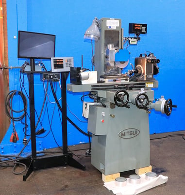 6" x 12" Mitsui #MSG-200MH, vertical hand feed surface grinder w/ roller bearing table, 8" x 3/4" x 1-1/4" - Image 1