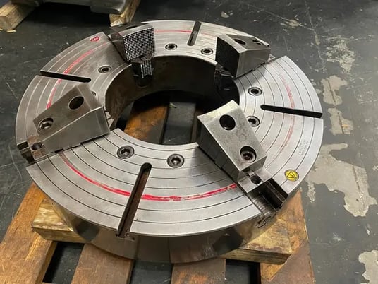 32" Pratt Burnerd Atlas #3243-2A20EX-14.5, 4-jaw chuck steel hollow spindle, 14.5" bore, A2-20 - Image 3