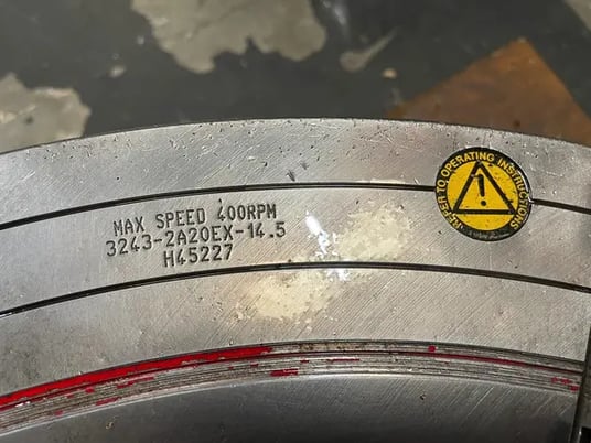 32" Pratt Burnerd Atlas #3243-2A20EX-14.5, 4-jaw chuck steel hollow spindle, 14.5" bore, A2-20 - Image 10