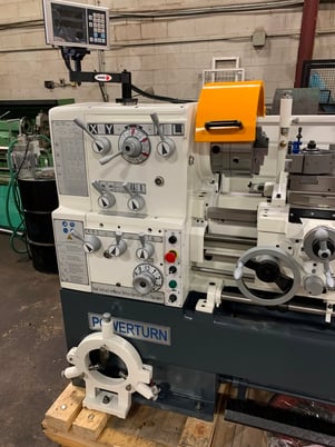 18" x 40" Powerturn, precision lathe with 3.14" spindle bore, 10.4" swing over cross slide, 7.5 HP, MT 4, new - Image 3