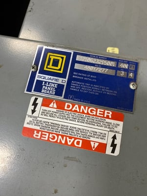 400 Amp. Square D, I-Line Panelboard, 480Y/277V., 3PH 4W 42 Space - Image 2