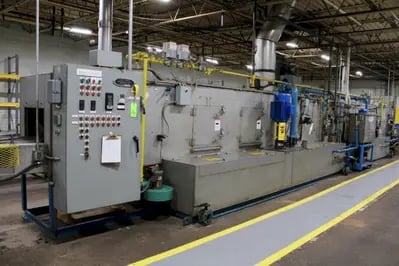 Continental Equipment, 4 Stage Pass-Thru washer, 18" x 15", variable speed 2 - 8 FPM, 2010 - Image 1