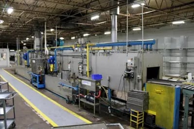 Continental Equipment, 4 Stage Pass-Thru washer, 18" x 15", variable speed 2 - 8 FPM, 2010 - Image 2