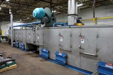 Continental Equipment, 4 Stage Pass-Thru washer, 18" x 15", variable speed 2 - 8 FPM, 2010 - Image 4