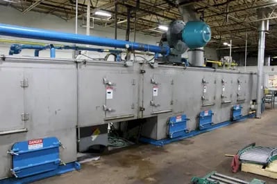 Continental Equipment, 4 Stage Pass-Thru washer, 18" x 15", variable speed 2 - 8 FPM, 2010 - Image 6