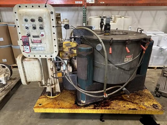 40" x 20" Ketema, Hastelloy basket centrifuge, 50 HP electric drive, 90 lb/cu ft, S47219 - Image 1