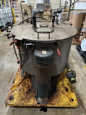 40" x 20" Ketema, Hastelloy basket centrifuge, 50 HP electric drive, 90 lb/cu ft, S47219 - Image 3