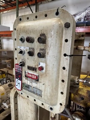 40" x 20" Ketema, Hastelloy basket centrifuge, 50 HP electric drive, 90 lb/cu ft, S47219 - Image 4