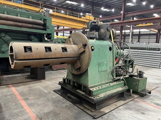 48" x .312" Loopco, slitting line, 30000 lb., 3-heads & banding line components - Image 2