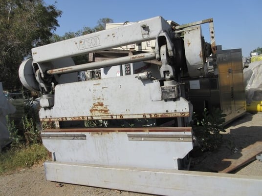 Verson All Steel Press Brake, S/N 9875-2078, 7.5" Shut Height, 3" ram adjustment, 2.5" stroke - Image 3