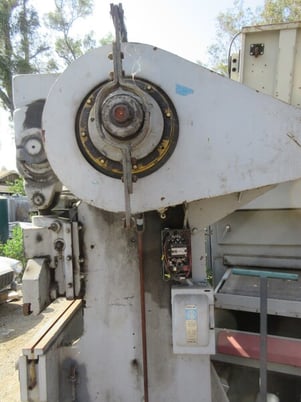 Verson All Steel Press Brake, S/N 9875-2078, 7.5" Shut Height, 3" ram adjustment, 2.5" stroke - Image 9