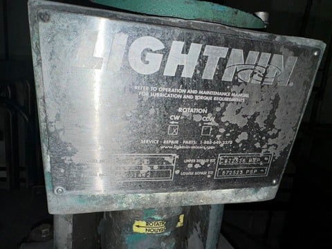 850 gallon Stainless Steel jacketed mix tank, 60" dia. x 60" deep, dish bottom, 2" center bottom outlet - Image 6