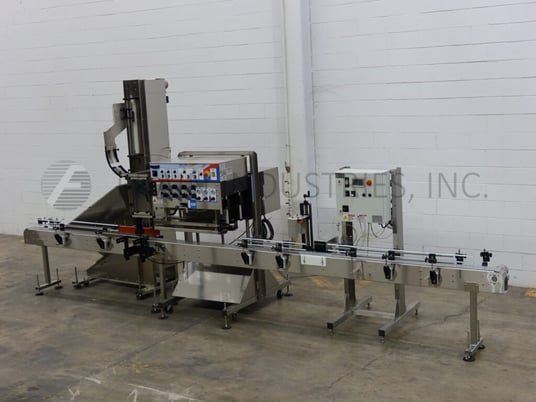 E-Pak, automatic, inline, Stainless Steel, feeder, spindle cappper, conveyor & capacity inspection, 10-90 - Image 5
