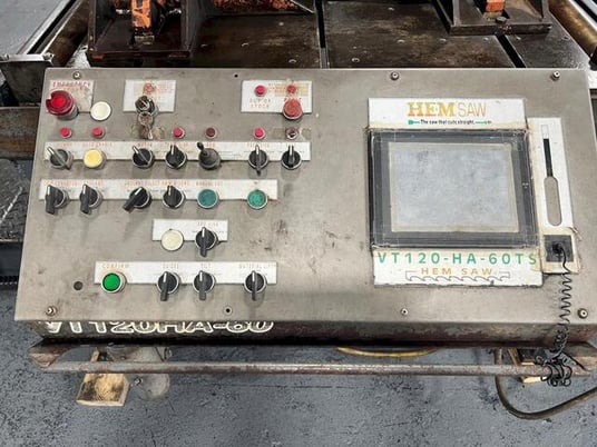 18" x 24" HEM #VT120-HA-60-TS, fully automatic tilt frame vertical bandsaw, 65-300 FPM, 2012 - Image 3