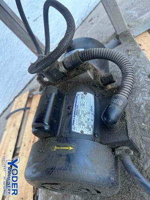 550 lb. Bishanon #X25, hydraulic scissor lift table, 20" x32" table, 55" raised height on stand, 2017 - Image 4