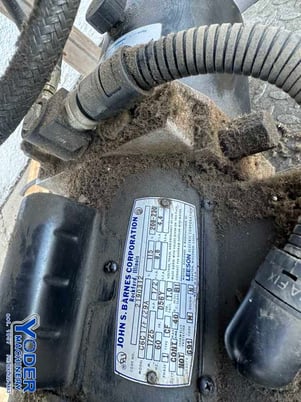 550 lb. Bishanon #X25, hydraulic scissor lift table, 20" x32" table, 55" raised height on stand, 2017 - Image 5