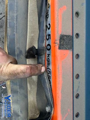 550 lb. Bishanon #X25, hydraulic scissor lift table, 20" x32" table, 55" raised height on stand, 2017 - Image 8