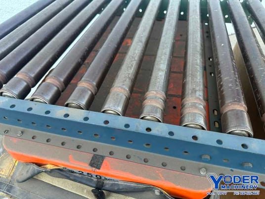 550 lb. Bishanon #X25, hydraulic scissor lift table, 20" x32" table, 55" raised height on stand, 2017 - Image 9