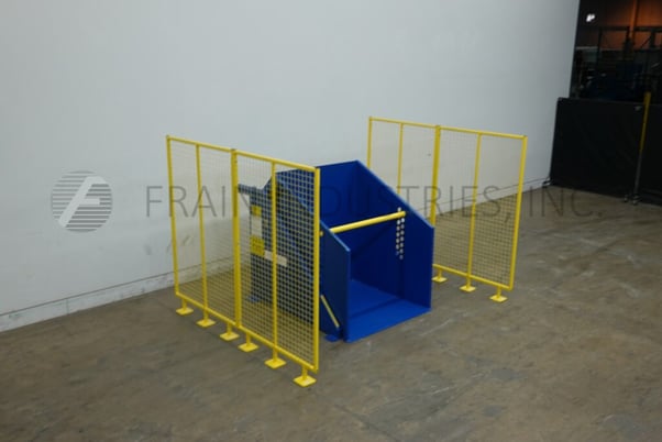 Hydraulic Ground Level Loading Tote Dump, Cherry' s Industrial #BXD-2500-48, up to 2500 lbs. - Image 1