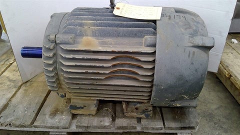 20/8.5 HP 1760/1160 RPM Baldor M1728T, Frame 286T, TEFC, electrically OK, 460 Volts - Image 4