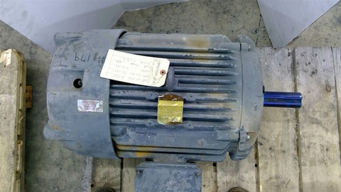 20/8.5 HP 1760/1160 RPM Baldor M1728T, Frame 286T, TEFC, electrically OK, 460 Volts - Image 7