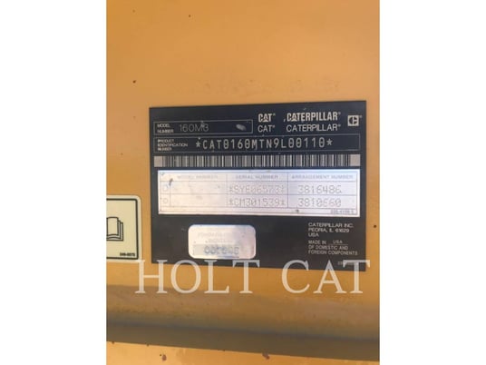 Caterpillar 160M3, Motor Grader, 5810 hours, S/N: N9L00110, 2015 - Image 6