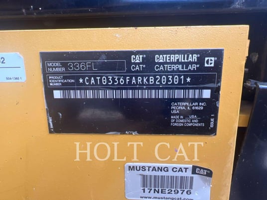 Caterpillar 336FL, Crawler Excavator, 4576 hours, S/N: RKB20301, 2018 - Image 6