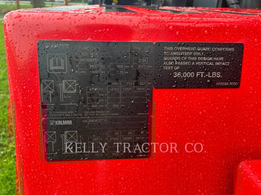Kalmar DCG140-6, Forklift, S/N: B40402718, 2025 - Image 3