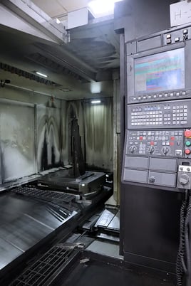 Okuma #MA-12500, horizontal machining center, OSP-P300M CNC control, Full 4th Axis, 2 Pallet Changer - Image 3