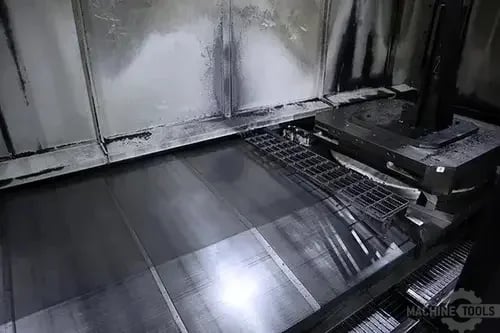Okuma #MA-12500, horizontal machining center, OSP-P300M CNC control, Full 4th Axis, 2 Pallet Changer - Image 8
