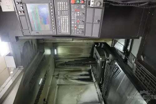 Okuma #MA-12500, horizontal machining center, OSP-P300M CNC control, Full 4th Axis, 2 Pallet Changer - Image 9