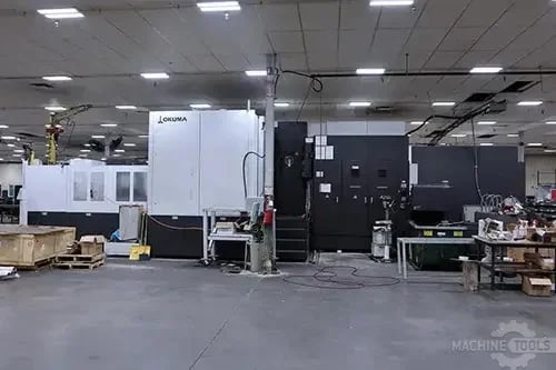 Okuma #MA-12500, horizontal machining center, OSP-P300M CNC control, Full 4th Axis, 2 Pallet Changer - Image 10