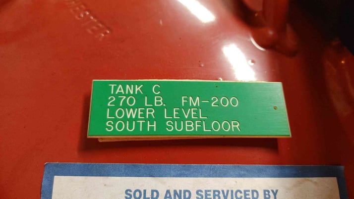 270 lbs. Fenwal, Fire Suppression, FM-200 Agent, 360 psig @ 70 F - Image 5