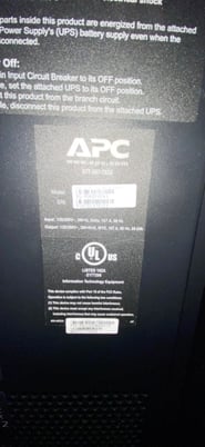 60 KVA APC #OG-PD60F6FK1, Symmetra PX PDU MBP, 3 Wire, 157 Amps, 120/208 V - Image 2