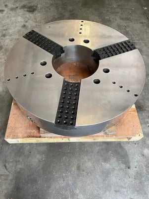 45" Cushamn, steel chuck, 3-jaw, 15.5" bore, A2-20 - Image 2