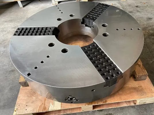 45" Cushamn, steel chuck, 3-jaw, 15.5" bore, A2-20 - Image 5