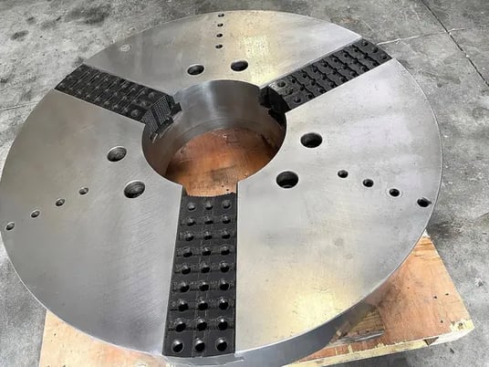 45" Cushamn, steel chuck, 3-jaw, 15.5" bore, A2-20 - Image 7