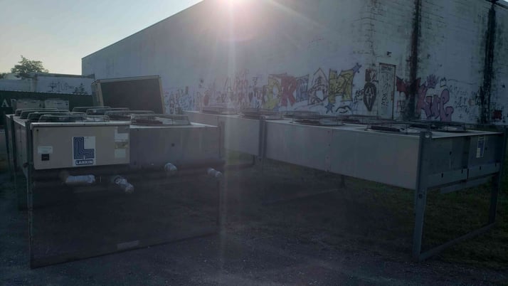 Larkin Heatcraft #HVAC-8, dry / fluid cooler, 8 fan - Image 3