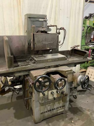 12" x 24" Okamoto #Accugar-124N, horizontal surface grinder, magnetic chuck, coolant - Image 8