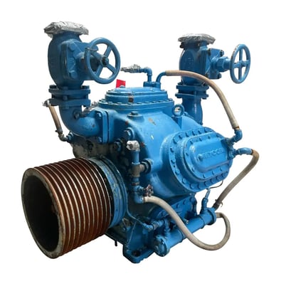 Mycom, 6 cylinder belt reciprocating compressor, ammonia (R-717) refrigerant - Image 4