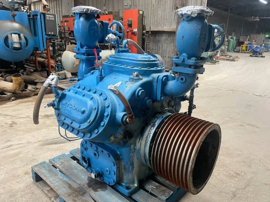 Mycom, 6 cylinder belt reciprocating compressor, ammonia (R-717) refrigerant - Image 8